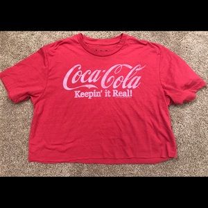 Coca-Cola red crop top